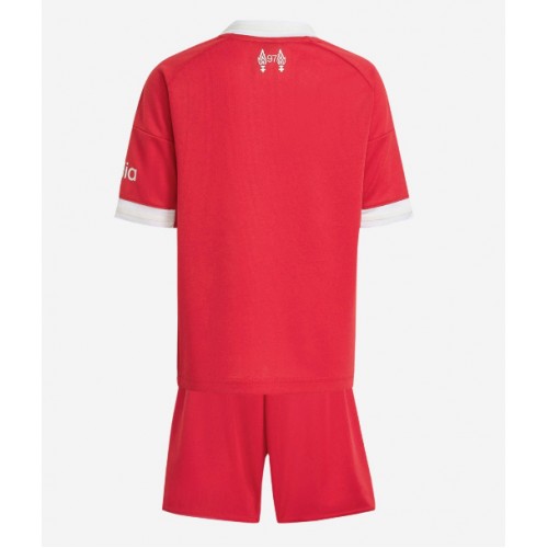 Liverpool Prima Maglia Bambino 2025-26 Manica Corta (+ Pantaloni corti)